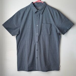 Into The AM Men's Greenish Gray Casual Button Down Shirt